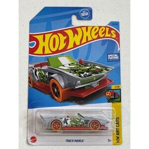 Track Manga HW Art Cars 15/250 Gray Green Graffiti 1:64 Sealed